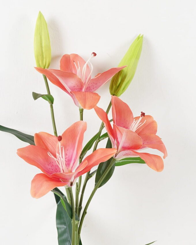 Artificial Flower 28*28*88cm Lily *5 single stem/10 lvs GS-64923029 2024Jan YeahFlower is one of Chinese leading OEM manufacturers and exporters , supplying the silk flowers, wholesale artificial trees