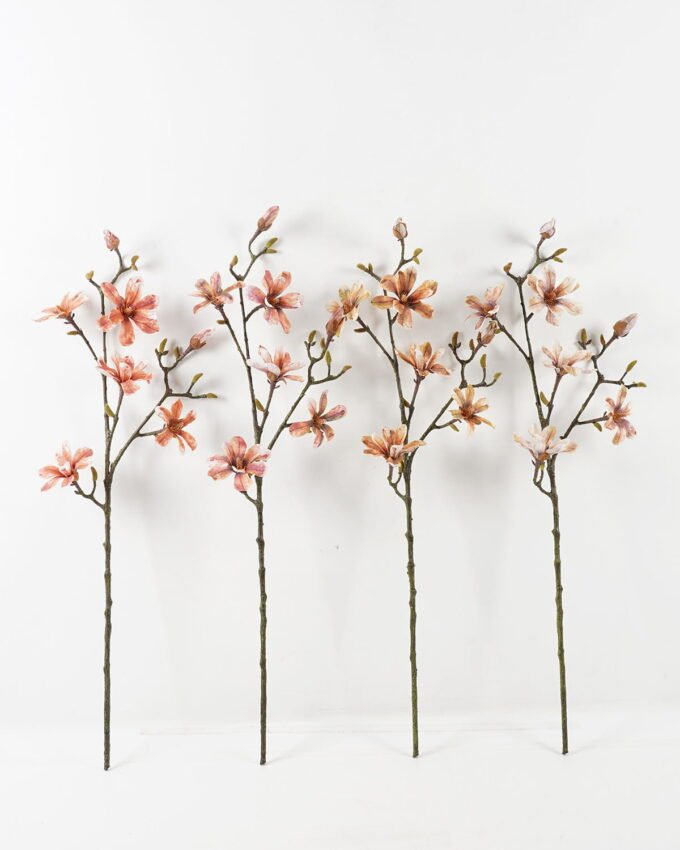 Artificial Flower 25*25*95cm Mangolia *7 single stem GS-15423048CONTI 2024Feb YeahFlower is one of Chinese leading OEM manufacturers and exporters , supplying the silk flowers, wholesale artificial trees