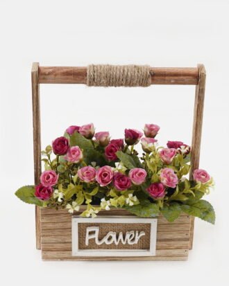 Artificial Flower 19*7.5*23.5cm Mini Rose in MDF pot GS-03323148-R3 2024Jan YeahFlower is one of Chinese leading OEM manufacturers and exporters , supplying the silk flowers, wholesale artificial trees