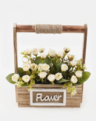 Artificial Flower 19*7.5*23.5cm Mini Rose in MDF pot GS-03323148 2024Jan YeahFlower is one of Chinese leading OEM manufacturers and exporters , supplying the silk flowers, wholesale artificial trees