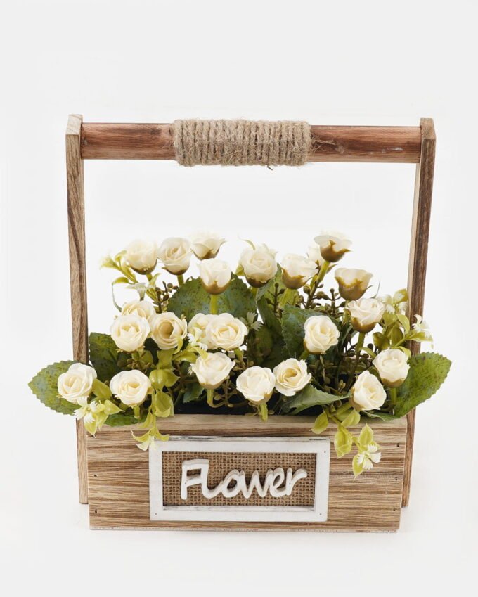 Artificial Flower 19*7.5*23.5cm Mini Rose in MDF pot GS-03323148 2024Jan YeahFlower is one of Chinese leading OEM manufacturers and exporters , supplying the silk flowers, wholesale artificial trees