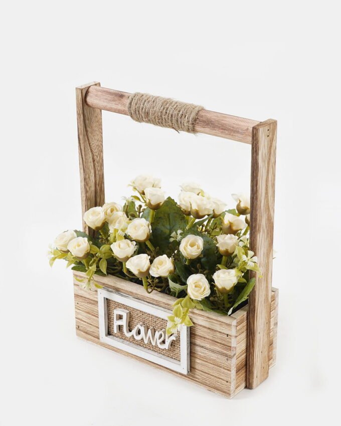 Artificial Flower 19*7.5*23.5cm Mini Rose in MDF pot GS-03323148 2024Jan YeahFlower is one of Chinese leading OEM manufacturers and exporters , supplying the silk flowers, wholesale artificial trees