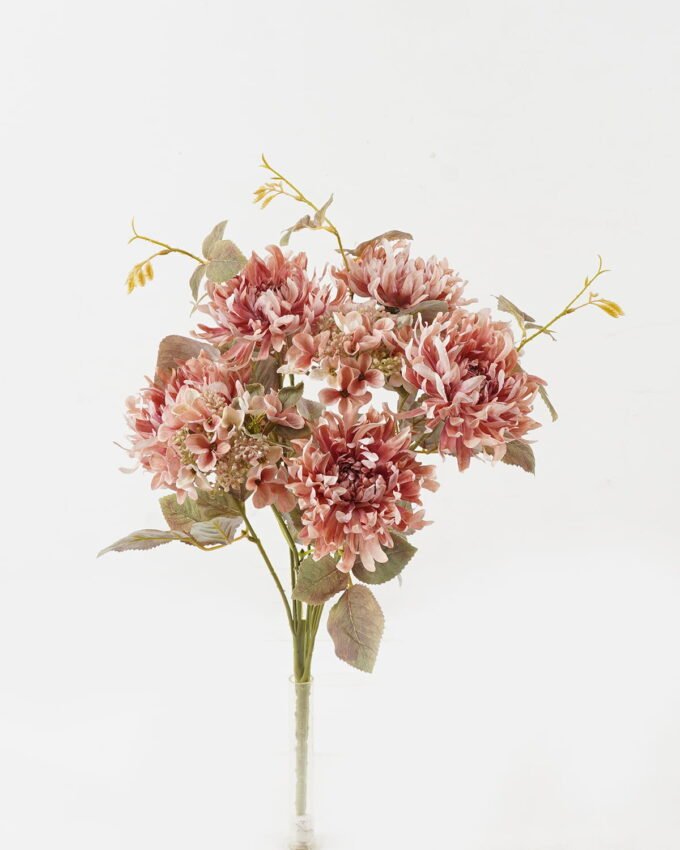 Artificial Flower 30*30*53cm Mum *9 bush GS-15423057CONTI-P1 Flowers Bush 3,000+ sqm showroom with thousands of artificial flowers, plants & trees ready for global sourcing.