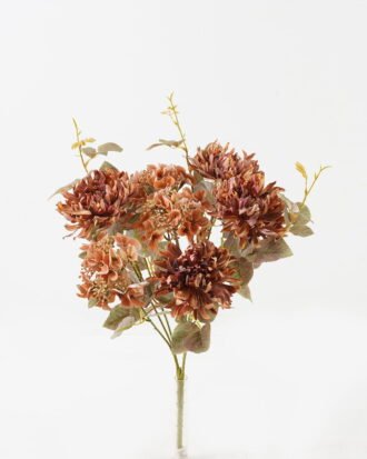 Artificial Flower 30*30*53cm Mum *9 bush GS-15423057CONTI-P1 2024Feb YeahFlower is one of Chinese leading OEM manufacturers and exporters , supplying the silk flowers, wholesale artificial trees