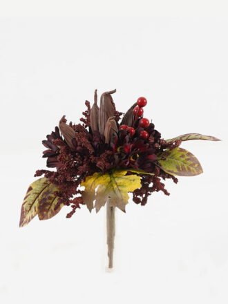 Artificial Flower 24*24*27cm Okra chrysanthemum bush GS-27923064-P1 Flowers Bush 3,000+ sqm showroom with thousands of artificial flowers, plants & trees ready for global sourcing.