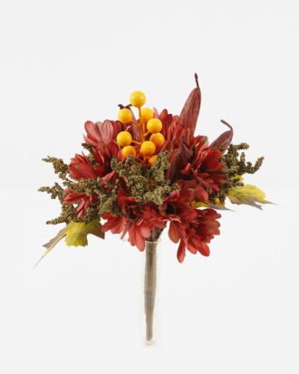 Artificial Flower 24*24*27cm Okra chrysanthemum bush GS-27923064-O1 2024Jan YeahFlower is one of Chinese leading OEM manufacturers and exporters , supplying the silk flowers, wholesale artificial trees