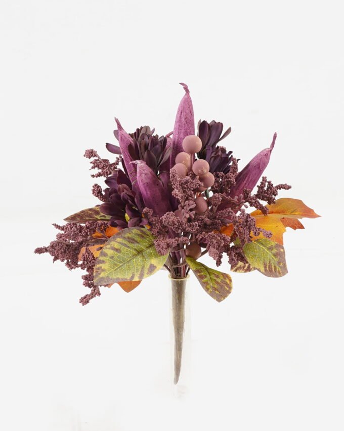 Artificial Flower 24*24*27cm Okra chrysanthemum bush GS-27923064-P1 Flowers Bush YeahFlower is one of Chinese leading OEM manufacturers and exporters , supplying the silk flowers, wholesale artificial trees