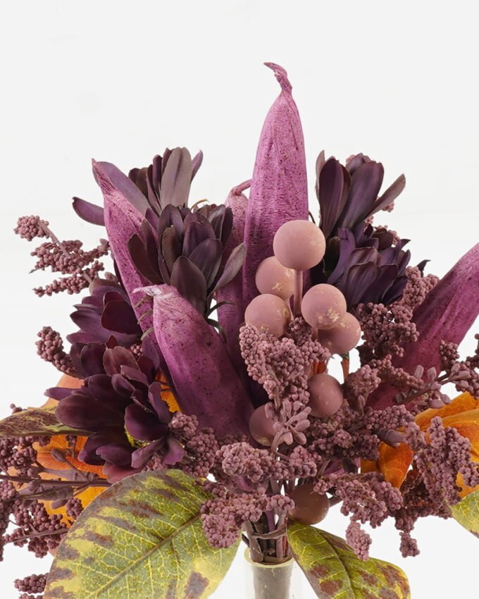 Artificial Flower 24*24*27cm Okra chrysanthemum bush GS-27923064-P1 Flowers Bush YeahFlower is one of Chinese leading OEM manufacturers and exporters , supplying the silk flowers, wholesale artificial trees