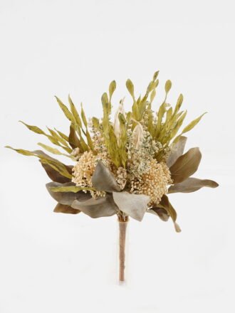 Artificial Flower 25*25*34cm Okra kelp bush GS-27923063 Flowers Bush 3,000+ sqm showroom with thousands of artificial flowers, plants & trees ready for global sourcing.