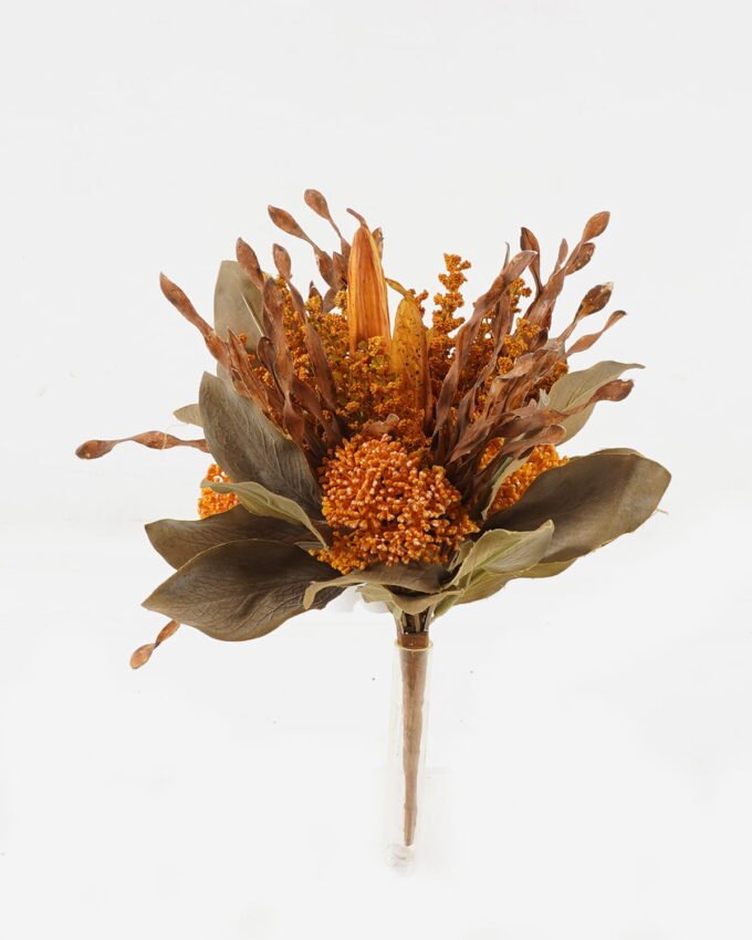 Artificial Flower 25*25*34cm Okra kelp bush GS-27923063-Y1 Flowers Bush 3,000+ sqm showroom with thousands of artificial flowers, plants & trees ready for global sourcing.