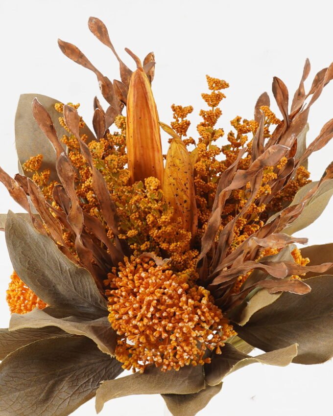 Artificial Flower 25*25*34cm Okra kelp bush GS-27923063-Y1 Flowers Bush 3,000+ sqm showroom with thousands of artificial flowers, plants & trees ready for global sourcing.