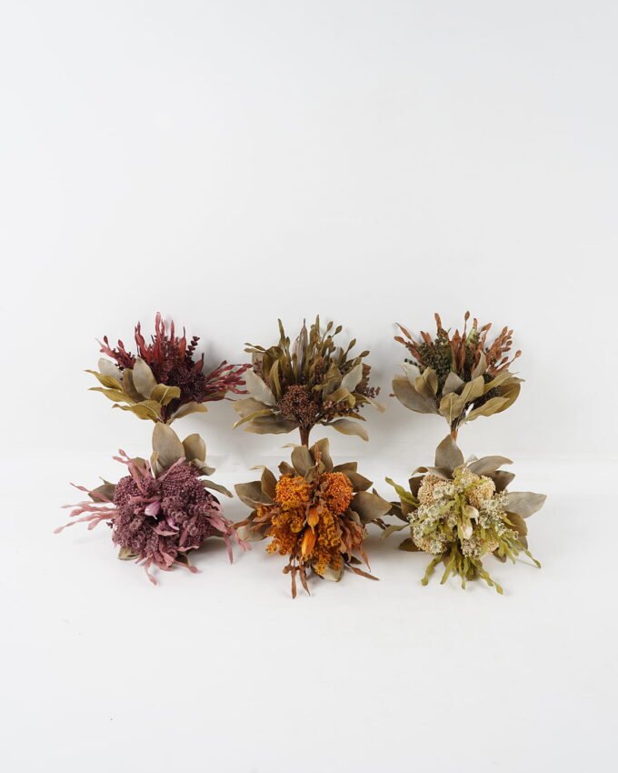 Artificial Flower 25*25*34cm Okra kelp bush GS-27923063 2024Jan YeahFlower is one of Chinese leading OEM manufacturers and exporters , supplying the silk flowers, wholesale artificial trees