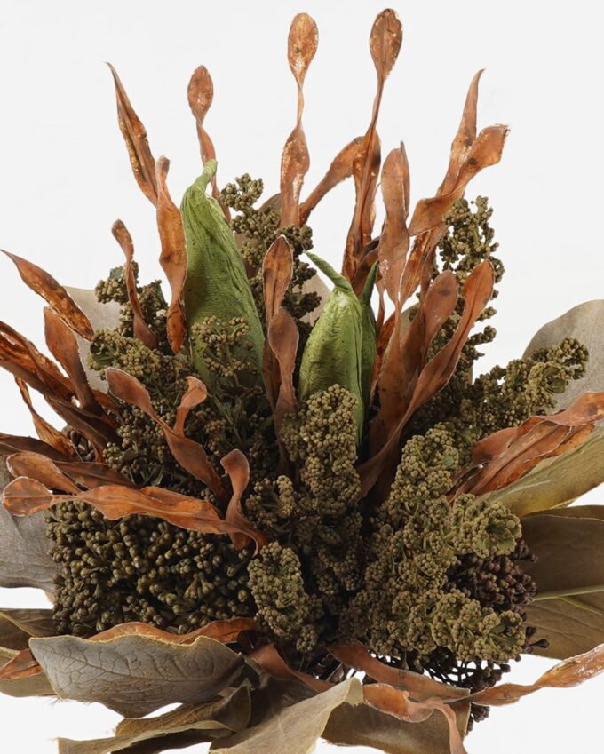 Artificial Flower 25*25*34cm Okra kelp bush GS-27923063 2024Jan YeahFlower is one of Chinese leading OEM manufacturers and exporters , supplying the silk flowers, wholesale artificial trees