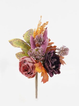 Artificial Flower 22*22*34cm Okra peony bush GS-27923074 Flowers Bush 3,000+ sqm showroom with thousands of artificial flowers, plants & trees ready for global sourcing.