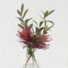 Artificial Flower 24*24*40cm Olive Leaf+Mum *4 in Glass ware GS-52723011 2024Feb YeahFlower is one of Chinese leading OEM manufacturers and exporters , supplying the silk flowers, wholesale artificial trees