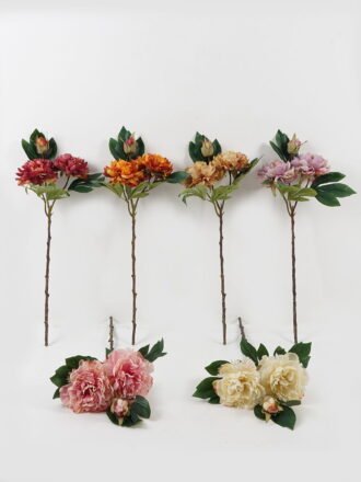 Artificial Flower 14*14*44cm Rose single stem GS-48723021-P1 2024Jan YeahFlower is one of Chinese leading OEM manufacturers and exporters , supplying the silk flowers, wholesale artificial trees