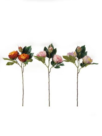Artificial Flower 17*17*47cm Peony *2 single stem GS-48723035 Single Flowers 3,000+ sqm showroom with thousands of artificial flowers, plants & trees ready for global sourcing.