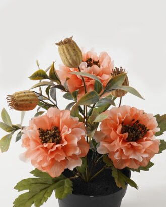 Artificial Flower 20*20*27cm Peony in PP pot GS-03323143-P1 2024Jan YeahFlower is one of Chinese leading OEM manufacturers and exporters , supplying the silk flowers, wholesale artificial trees