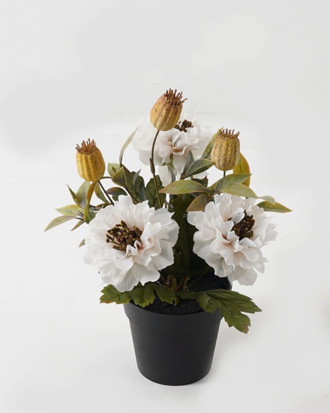 Artificial Flower 20*20*27cm Peony in PP pot GS-03323143-P1 2024Jan YeahFlower is one of Chinese leading OEM manufacturers and exporters , supplying the silk flowers, wholesale artificial trees