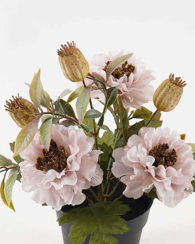 Artificial Flower 20*20*27cm Peony in PP pot GS-03323143-P2 2024Jan YeahFlower is one of Chinese leading OEM manufacturers and exporters , supplying the silk flowers, wholesale artificial trees