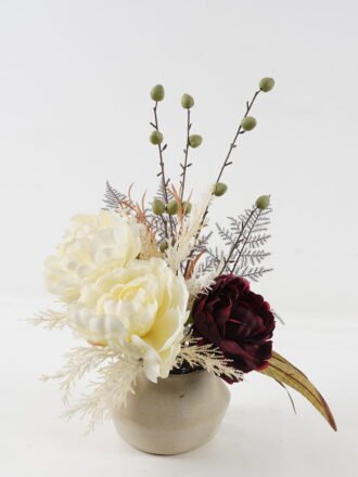 Artificial Flower 35*35*38cm Hydrangea *12 in Glass ware GS-52723009 Potted Flowers&Plants 3,000+ sqm showroom with thousands of artificial flowers, plants & trees ready for global sourcing.