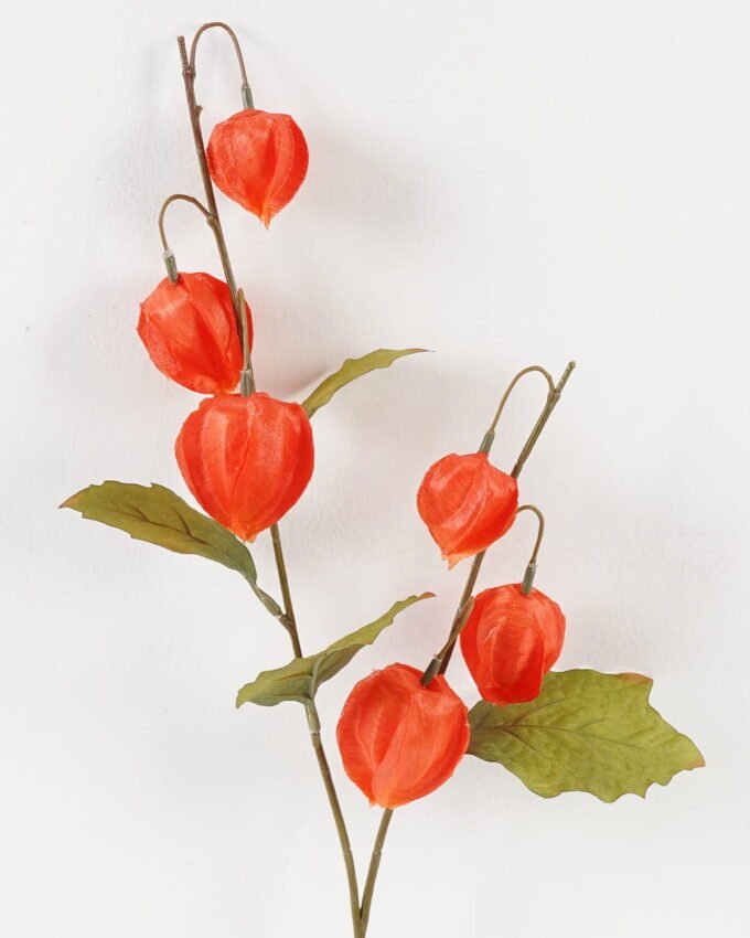Artificial Flower 18*18*60cm Physalis peruviana *6 single stem GS-16823109 2024Jan YeahFlower is one of Chinese leading OEM manufacturers and exporters , supplying the silk flowers, wholesale artificial trees