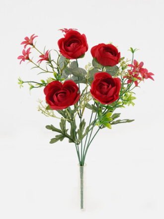 Artificial Flower 20*20*33cm Calendula *5 bush GS-16823102 Flowers Bush 3,000+ sqm showroom with thousands of artificial flowers, plants & trees ready for global sourcing.