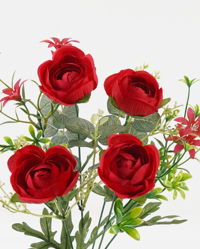 Artificial Flower 22*22*44cm Ranunculus Orchid *6 bush GS-16823100KIK Flowers Bush 3,000+ sqm showroom with thousands of artificial flowers, plants & trees ready for global sourcing.