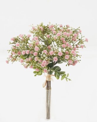 Artificial Flower 16*16*32cm Real touch gypsophila & eucalyptus * 5 bundle GS-05523044-P1 2024Jan YeahFlower is one of Chinese leading OEM manufacturers and exporters , supplying the silk flowers, wholesale artificial trees