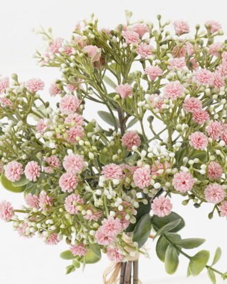 Artificial Flower 16*16*32cm Real touch gypsophila & eucalyptus * 5 bundle GS-05523044-P1 2024Jan YeahFlower is one of Chinese leading OEM manufacturers and exporters , supplying the silk flowers, wholesale artificial trees