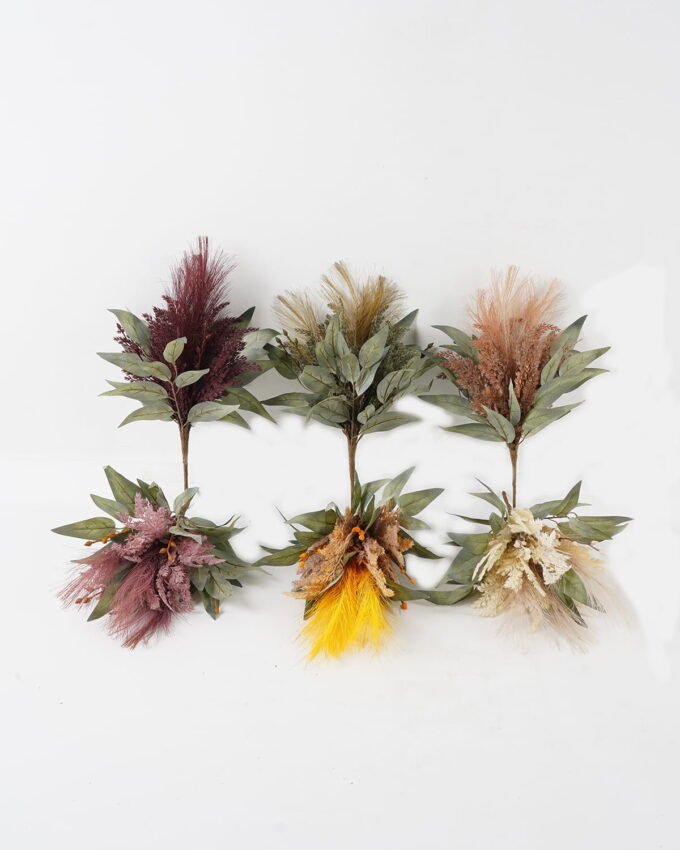 Artificial Flower 24*24*37cm Reeds coral flakes bush GS-27923066 Flowers Bush YeahFlower is one of Chinese leading OEM manufacturers and exporters , supplying the silk flowers, wholesale artificial trees