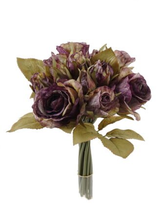 Artificial Flower 25*25*28cm Rose *12 bundle GS-48723044-W2 Bouquet 3,000+ sqm showroom with thousands of artificial flowers, plants & trees ready for global sourcing.