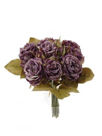 Artificial Flower 25*25*28cm Rose *12 bundle GS-48723045-W1 Bouquet 3,000+ sqm showroom with thousands of artificial flowers, plants & trees ready for global sourcing.