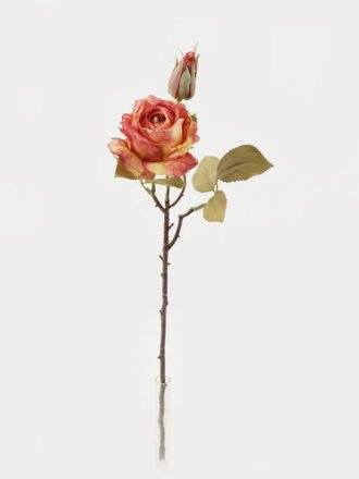 Artificial Flower 15*15*54cm Rose *2 single stem GS-48723017 Single Flowers 3,000+ sqm showroom with thousands of artificial flowers, plants & trees ready for global sourcing.