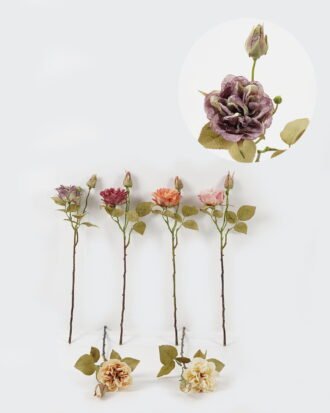 Artificial Flower 17*17*54cm Rose *2 single stem GS-48723022 2024Jan YeahFlower is one of Chinese leading OEM manufacturers and exporters , supplying the silk flowers, wholesale artificial trees