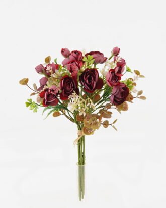 Artificial Flower 19*19*32cm Rose *24 bundle GS-58823033-R1 2024Feb YeahFlower is one of Chinese leading OEM manufacturers and exporters , supplying the silk flowers, wholesale artificial trees