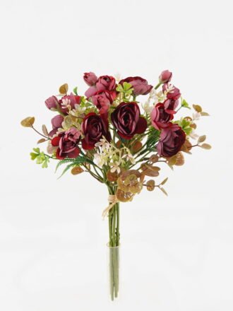 Artificial Flower 19*19*32cm Rose *24 bundle GS-58823033 Flowers Bush 3,000+ sqm showroom with thousands of artificial flowers, plants & trees ready for global sourcing.