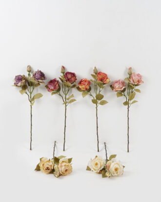 Artificial Flower 22*22*54cm Rose *3 single stem GS-48723018 2024Jan YeahFlower is one of Chinese leading OEM manufacturers and exporters , supplying the silk flowers, wholesale artificial trees