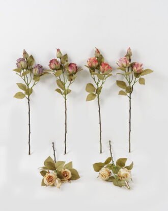 Artificial Flower 22*22*54cm Rose *3 single stem GS-48723027 2024Jan YeahFlower is one of Chinese leading OEM manufacturers and exporters , supplying the silk flowers, wholesale artificial trees