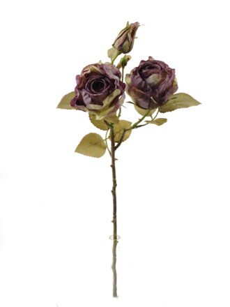 Artificial Flower 22*22*54cm Rose *3 single stem GS-48723046-W1 Single Flowers 3,000+ sqm showroom with thousands of artificial flowers, plants & trees ready for global sourcing.