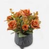 Artificial Flower 20*20*23cm Rose in Cement pot GS-03323150 2024Jan YeahFlower is one of Chinese leading OEM manufacturers and exporters , supplying the silk flowers, wholesale artificial trees