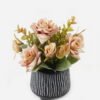 Artificial Flower 20*20*23cm Rose in Cement pot GS-03323150 2024Jan YeahFlower is one of Chinese leading OEM manufacturers and exporters , supplying the silk flowers, wholesale artificial trees