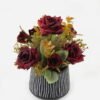 Artificial Flower 20*20*23cm Rose in Cement pot GS-03323150 2024Jan YeahFlower is one of Chinese leading OEM manufacturers and exporters , supplying the silk flowers, wholesale artificial trees