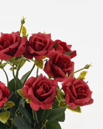 Artificial Flower 18*18*25cm Rose in PP pot GS-03323145-R1 2024Jan YeahFlower is one of Chinese leading OEM manufacturers and exporters , supplying the silk flowers, wholesale artificial trees