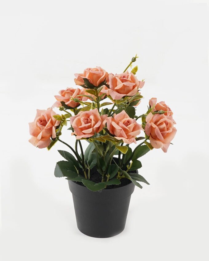 Artificial Flower 18*18*25cm Rose in PP pot GS-03323145 2024Jan YeahFlower is one of Chinese leading OEM manufacturers and exporters , supplying the silk flowers, wholesale artificial trees