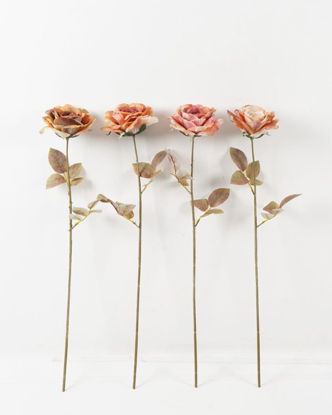 Artificial Flower 20*20*70cm Rose single stem/2 lvs GS-15423049CONTI 2024Feb YeahFlower is one of Chinese leading OEM manufacturers and exporters , supplying the silk flowers, wholesale artificial trees