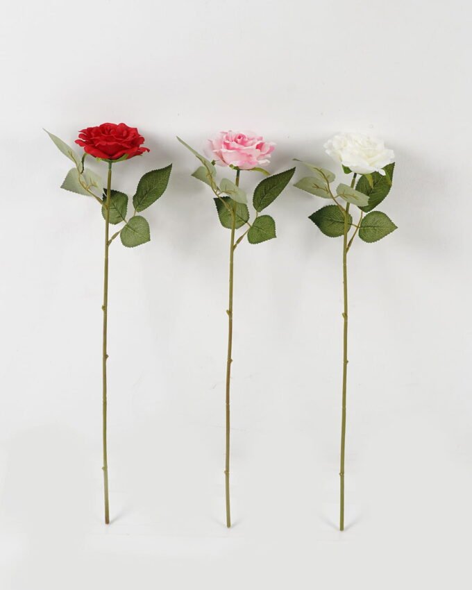 Artificial Flower 13*13*51cm Rose single stem GS-16823101KIK 2024Jan YeahFlower is one of Chinese leading OEM manufacturers and exporters , supplying the silk flowers, wholesale artificial trees