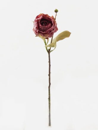 Artificial Flower 15*15*44cm Rose single stem GS-48723024-W2 Single Flowers 3,000+ sqm showroom with thousands of artificial flowers, plants & trees ready for global sourcing.