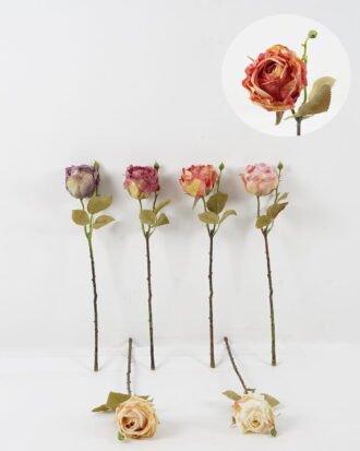 Artificial Flower 15*15*44cm Rose single stem GS-48723024 2024Jan YeahFlower is one of Chinese leading OEM manufacturers and exporters , supplying the silk flowers, wholesale artificial trees