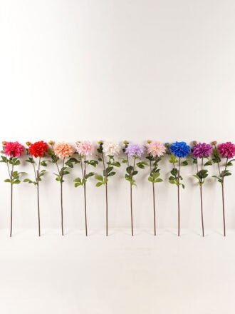 Artificial Flower 13*72CM single ball chrysanthemun GS-0690222-R1 Single Flowers 3,000+ sqm showroom with thousands of artificial flowers, plants & trees ready for global sourcing.